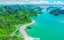 Ngắm vịnh Bái Tử Long từ tuyến đường bao biển đẹp nhất Việt Nam
