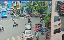 Hàng loạt xe máy bị 'phạt nguội' qua camera trong tháng 8