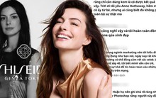 Quảng cáo sản phẩm chống lão hoá của Anne Hathaway gây tranh cãi