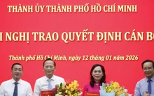 Công bố quyết định điều động nhân sự của Ban Thường vụ Thành ủy TPHCM