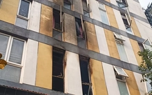 Hiện trường vụ cháy nhà trọ làm 7 người mắc kẹt