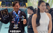 Ánh Viên 2016 và 2026 như "thay da đổi thịt", tưởng đâu hai người khác nhau