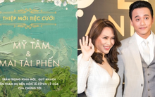 Rầm rộ ảnh thiệp cưới của Mỹ Tâm và Mai Tài Phến