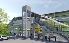 TP.HCM lắp 8 thang máy cầu vượt bộ hành Metro số 1