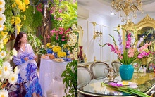 Căn hộ 156m² ngập hoa của vợ chồng U60 ở Hà Nội - nơi tuổi trung niên chậm lại và an yên