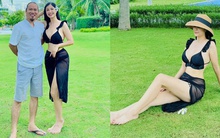 Nhan sắc vợ chân dài sinh 5 con cho nam nghệ sĩ đình đám sở hữu biệt phủ dát vàng ở Hà Nội