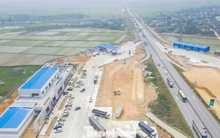 Khai thác tạm trạm dừng nghỉ trên cao tốc Bắc - Nam qua Thanh Hóa dịp Tết