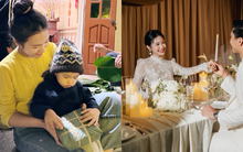 Xả vai "tiểu thư Hà thành", Doãn Hải My giản dị cùng Văn Hậu đưa con về quê gói bánh chưng ăn Tết