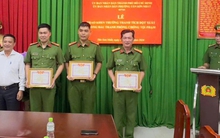 Khen thưởng cá nhân, tập thể công an phá nhanh vụ cướp ngân hàng