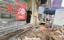 Ngổn ngang công trường thi công đường Nguyễn Tuân