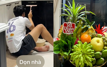 Vợ Thành Chung khoe khéo biệt thự lộng lẫy ngày Tết: Chồng lo dọn dẹp, vợ trổ tài nữ công gia chánh điểm 10