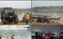 Thần tốc bắc cầu phao sông Lô, hàng trăm quân nhân được Đại tướng Phan Văn Giang ngợi khen