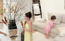 Trùm cuối "dâu hào môn" Tuấn Dương hì hục cắm lọ hoa 20 triệu để chưng Tết, vẫn bị "bánh bèo" Suli bẻ lá, vặt hoa không thương tiếc