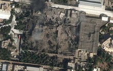 Hình ảnh vệ tinh khu nhà của lãnh đạo tối cao Iran bị phá hủy