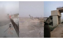 Khoảnh khắc cầu đường sắt ở Trung Quốc bất ngờ đổ sập, nhiều người thiệt mạng