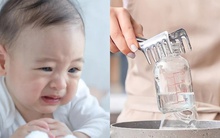 Dùng nước sôi "tráng bình sữa", bé 6 tháng tuổi mắc bệnh dạ dày