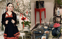 Tết tràn vào biệt thự 1.000m2 của Hoa hậu “34 năm không có người kế vị”