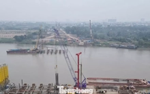 Cầu Trần Hưng Đạo gần 16.000 tỷ đồng thi công xuyên Tết, phấn đấu hoàn thành hạng mục cọc khoan nhồi