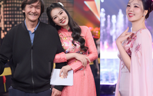 Á hậu Thụy Vân diện áo dài NTK Ngọc Lan xuất hiện trên sóng quốc gia dịp Tết