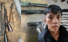 Khám xét nơi ở của Lê Trung Huy trong chuyên án lớn, tịch thu loạt tang vật chôn dưới vườn nhà