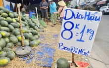 Cam sành, dưa hấu ‘dội chợ’, bán đầy vỉa hè và chợ mạng