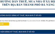 Tiếp cận dự án nhà ở xã hội ở Đà Nẵng chỉ bằng một cú nhấp chuột