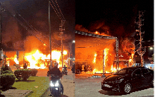 NÓNG: Cháy lớn tại quán Mixue ở Quảng Ninh, lửa bùng dữ dội thiêu rụi cửa hàng khiến nhiều người hốt hoảng