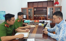 Hà Minh Hiệp SN 1996 đến công an xã đầu thú