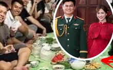 Hòa Minzy và chồng Đại úy tụ họp giản dị bên bạn bè, Erik - Đức Phúc góp mặt