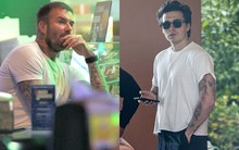 Bắt gặp David Beckham ngồi một mình cô đơn, buồn bã khi cách con trai cả vài bước chân nhưng không thể gặp mặt