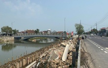 Cận cảnh thi công nút giao cầu Mỹ An sau khi hộ dân cuối cùng rời đi