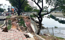 TPHCM: Cần 100 tỉ đồng khẩn cấp xử lý đường lún sụp ven kênh Tàu Hủ