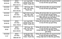 57 chủ xe máy có biển số sau nhanh chóng nộp phạt nguội theo Nghị định 168