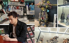 Một “kho báu” bên trong trụ sở Xôi Lạc TV được lồng khung, đóng kính cẩn thận