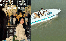 Lễ cưới của ái nữ "ông trùm" đóng tàu Tiền Giang: Không gian tiệc rộng lớn nhưng tư gia nhà gái mới là điểm nhấn