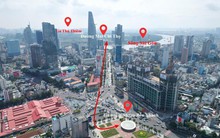 Cận cảnh vị trí sẽ xây dựng 2 tuyến Metro ngầm xuyên sông Sài Gòn