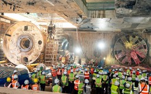 Thiết kế riêng cho tuyến metro hơn 34.000 tỷ đồng, 'quái vật' 850 tấn từ Đức chính thức đào thông 4km hầm dưới lòng Hà Nội