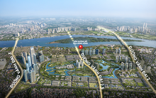 Toàn cảnh khu vực sẽ xây hầm vượt sông Hồng: ngay tại Ciputra, kế cận dự án hàng hiệu của Sunshine Group