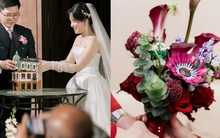 Cặp đôi Hà Nội "chơi lớn": Mang thú vui đắt đỏ rải khắp đám cưới, bó hoa có 1-0-2 không ai đoán nổi