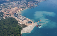 Diện mạo Trung tâm Hội nghị APEC ở Phú Quốc dần lộ diện sau 10 tháng thi công