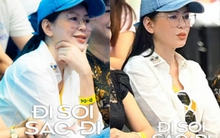 CLIP: Bắt trọn nhan sắc thực của vợ tỷ phú Johnathan Hạnh Nguyễn đi xem Pickleball PPA Asia 100