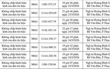 Danh sách 149 chủ xe máy có biển số sau nhanh chóng nộp phạt nguội theo Nghị định 168