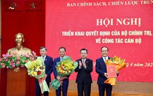 Công bố quyết định về công tác cán bộ tại Ban Chính sách, chiến lược Trung ương