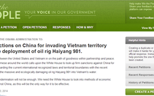 Đã đủ 100.000 chữ ký kêu gọi Nhà Trắng cấm vận Trung Quốc