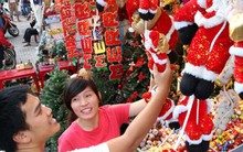 Hàng Việt đua sòng phẳng trong thị trường Giáng sinh