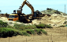 Tình trạng khai thác cát trái phép sau khi các lực lượng chức năng ra quân