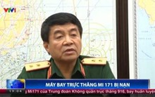 Trung tướng Võ Văn Tuấn trả lời phỏng vấn về tai nạn máy bay 