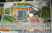 Nhận diện thẻ cào điện thoại bị làm giả 