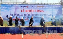 Khởi công cáp treo cao và dài nhất thế giới lên Fansipan