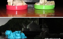 Quảng Ninh: Giò lụa phát sáng bất thường trong đêm